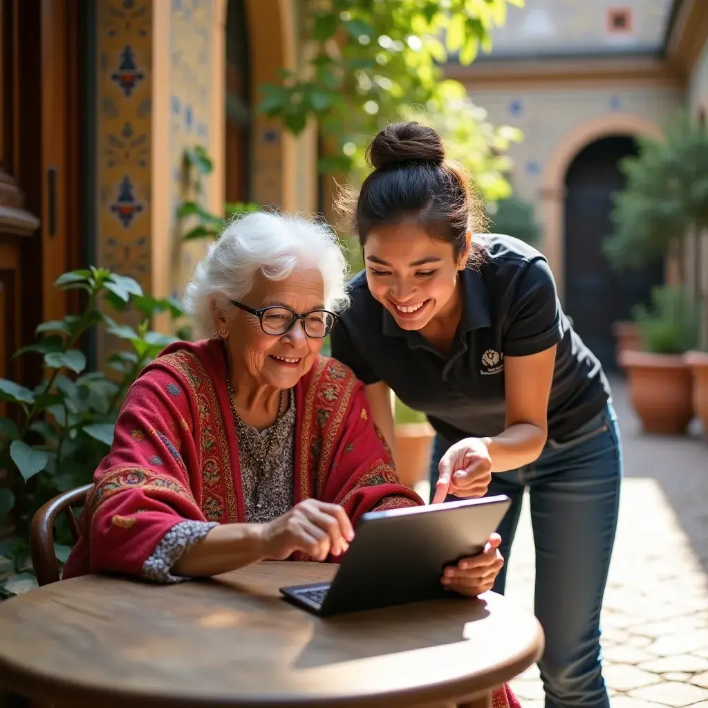 Supporting visual content